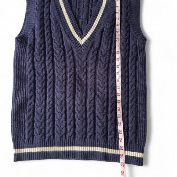 Aritzia Sunday Best Navy Sweater Vest - Picture 6 of 7
